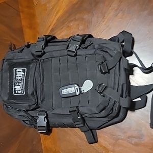 Atap Expandable tactical multi pocket backpack black.